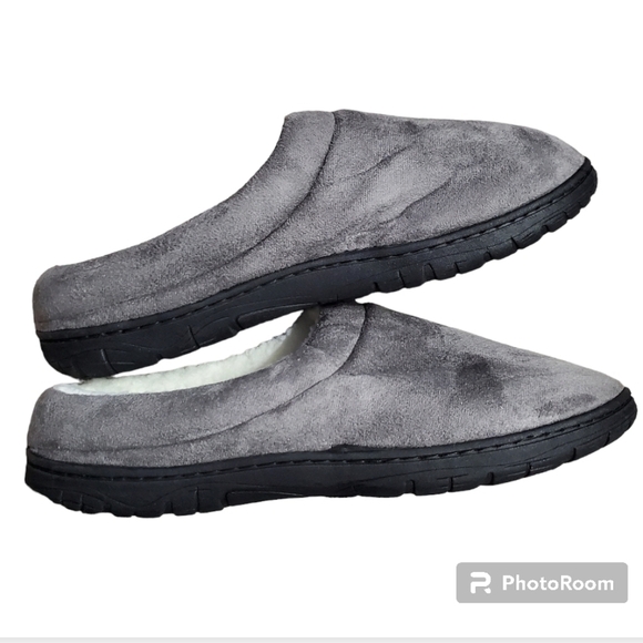 New HealthRite by Haband Men's Sherpa Slippers Shoes 13 D - Picture 3 of 8